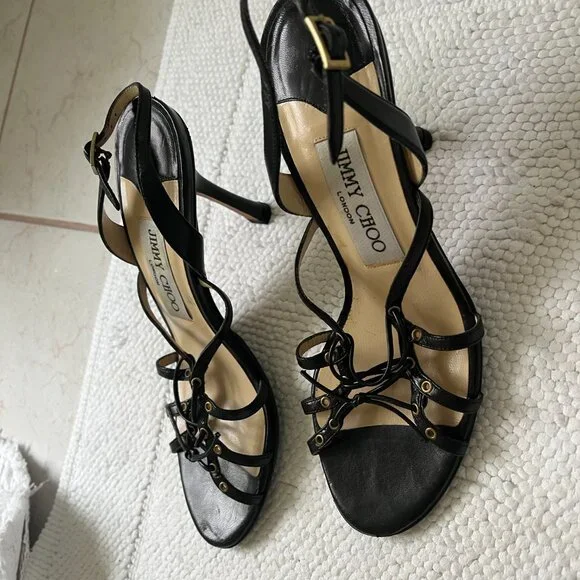 New Black Jimmy Choo sandals